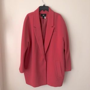 Pink H&M Oversized Blazer